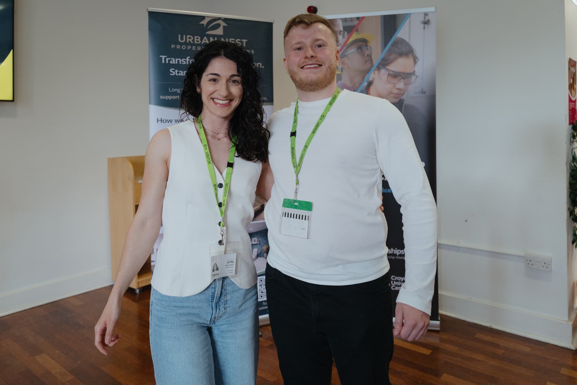 Ben Gyles and Silvia Costa, founders of Urban Nest Property Solutions